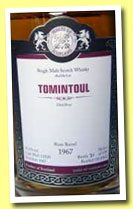 Tomintoul 1967/2012 (51.3%, Malts of Scotland, rum barrel, cask #MoS 12020, 139 bottles)